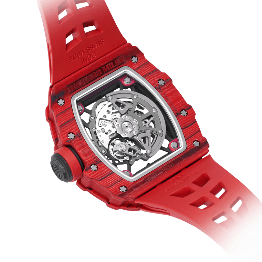 RM35-02 Red QTPT Top Bezel Diamond Back 2